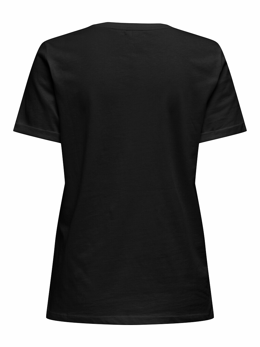 SOMENTE<br>Camiseta com gola redonda e mangas curtas
