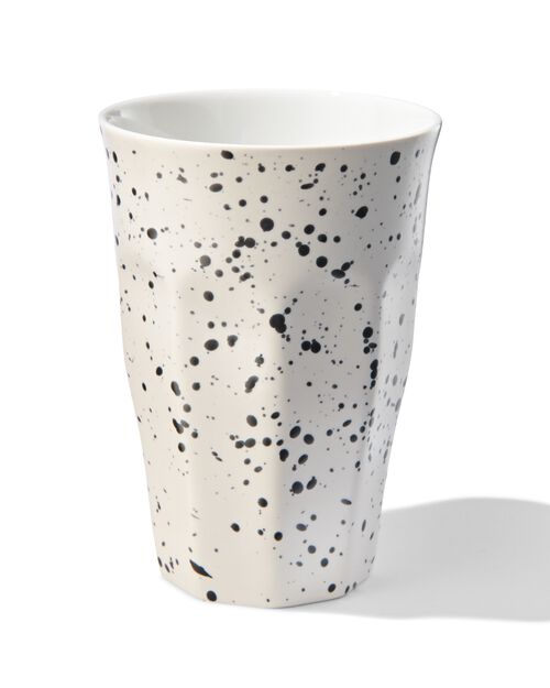 mug - 330 ml - Mirabeau mat - blanc éclaboussures