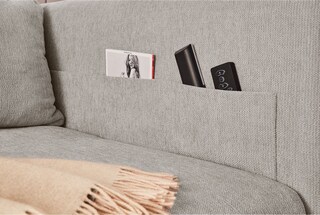Schlafsofa Streamer Grau 239x136 cm Liegefläche 120x198 cm