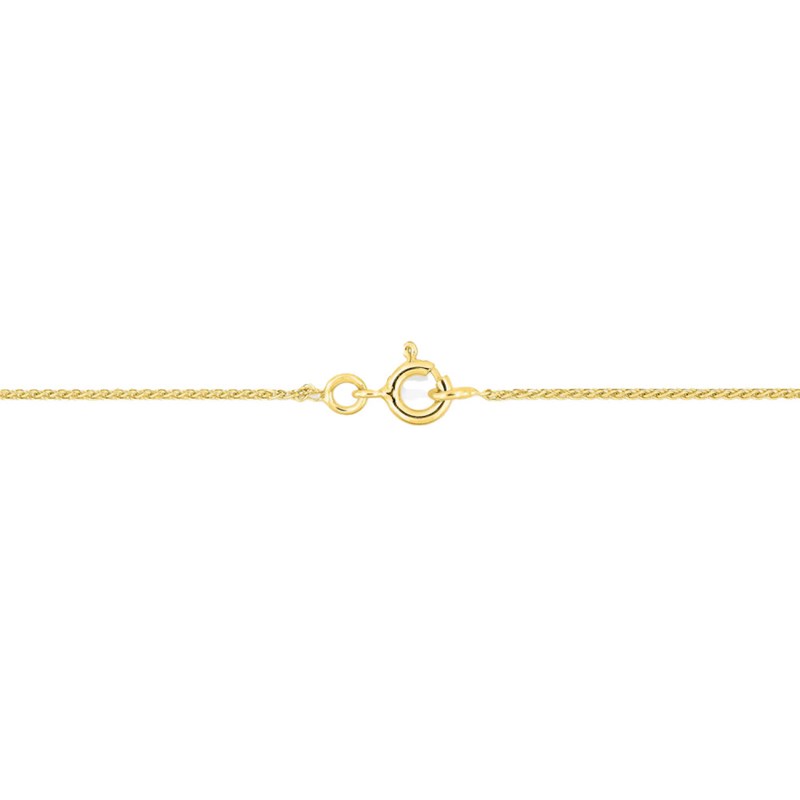 Bracelet mixte 18 cm - Maille Spiga - Or 18 Carats - Largeur 1 mm