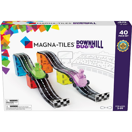 MAGNA-TILES racerbil magnetisk byggesæt 40 dele