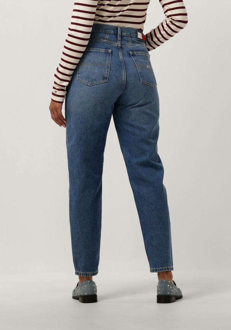 TOMMY JEANS donkerblauwe tommy jeans mom jeans mom jean uh tpr ah4012
