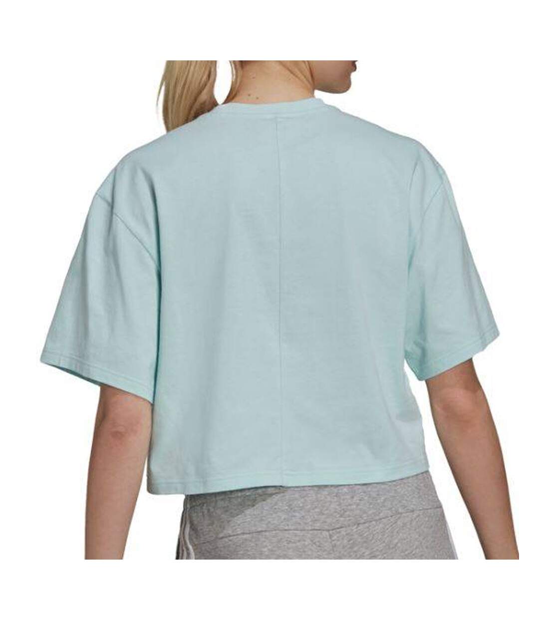 T-shirt Cop Top Bleu Femme Adidas Uforu
