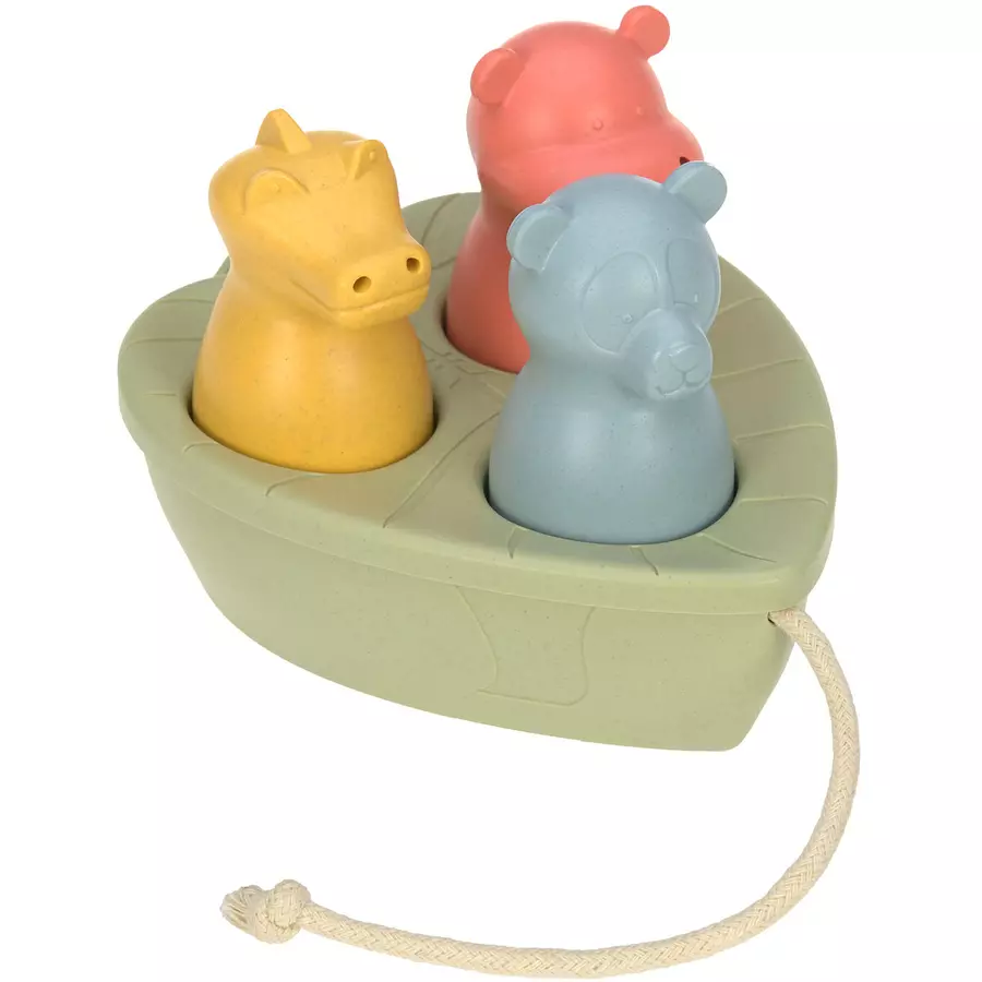 LÄSSIG Boat Toy Set Water Friends olive