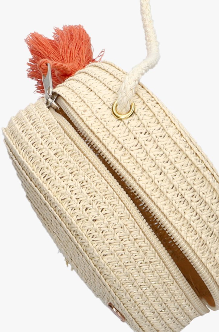 NONO ecru nono schoudertas toma round cord bag
