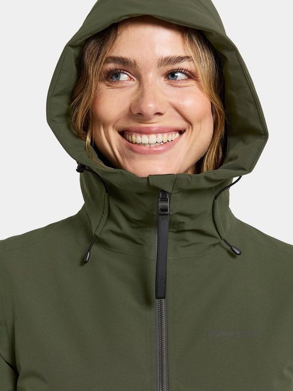 Didriksons - Helle Parka 6 - Lange Jas - Olijfgroen - Waterdicht