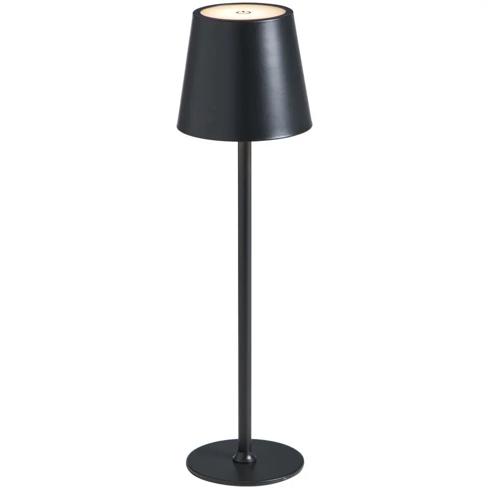 Tafellamp Lev grijs USB LED