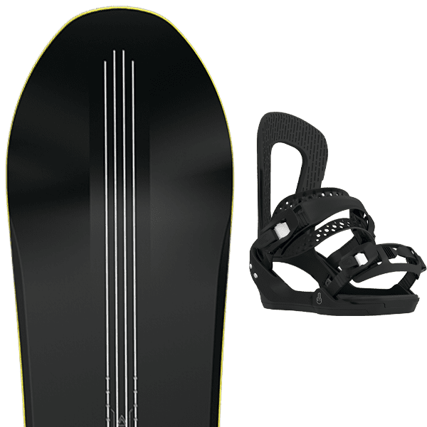 Pack snowboard BATALEON SURFER + Fix