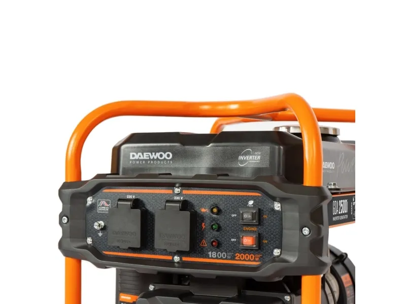 Daewoo GDA 2500I, 1800 W, 230 V, 10 L, Benzin, Vejledning, 50 Hz