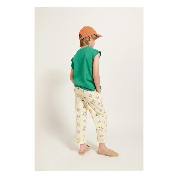 Weekend House T-Shirt Sans Manches WHK Coton Bio | Vert Menthe