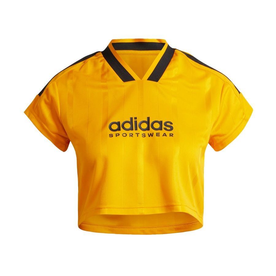 Adidas Maillot crop top à 3 bandes coupées Tiro