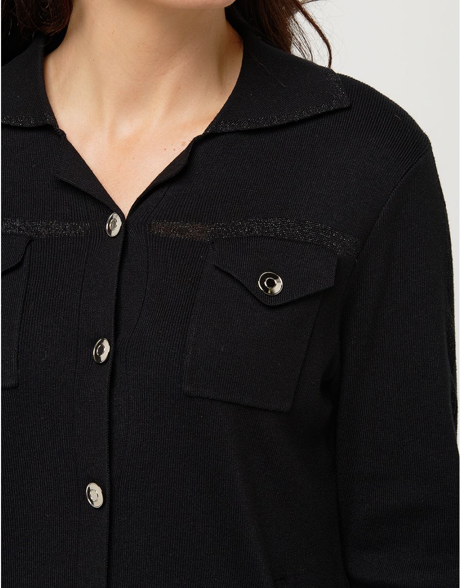 Gilet irisé noir