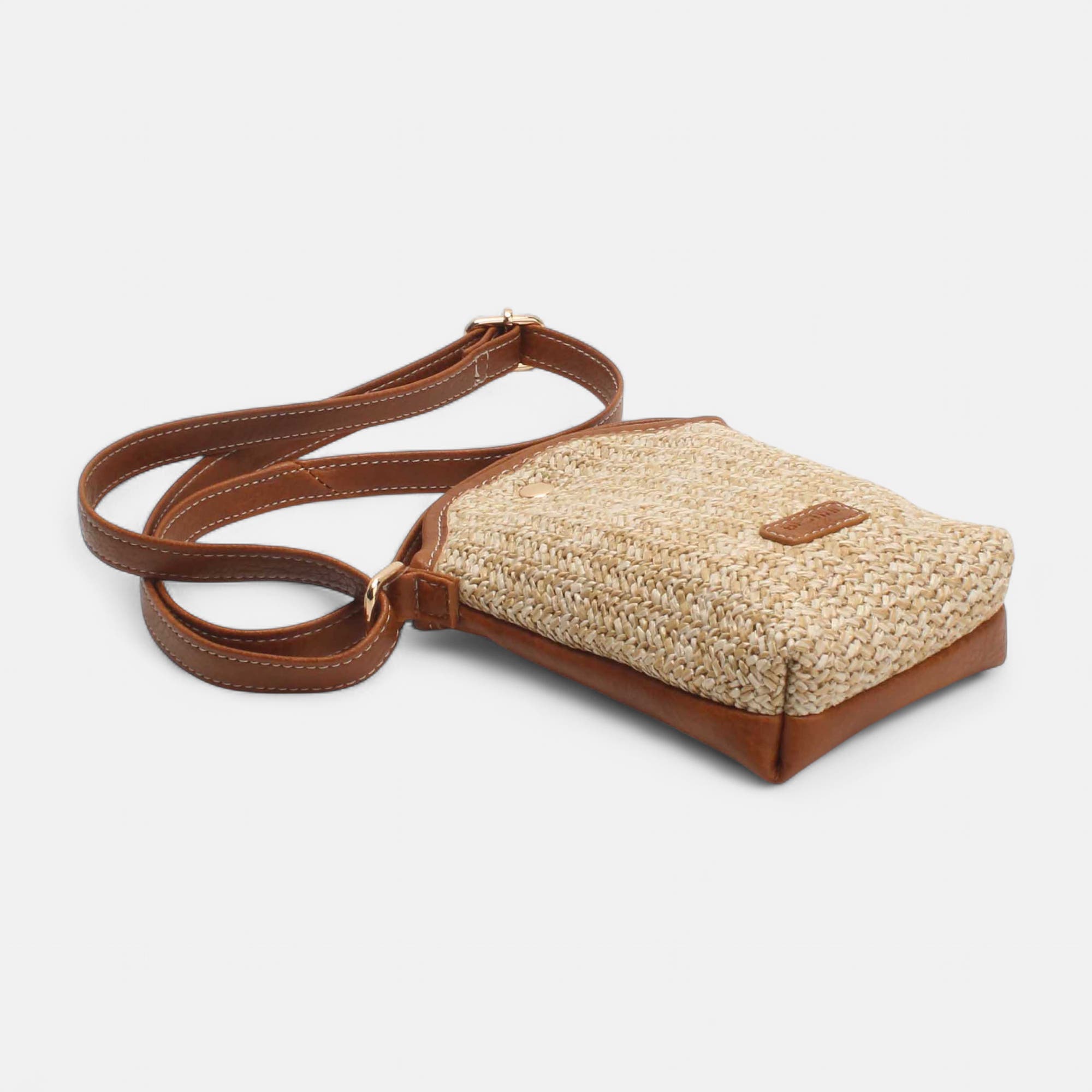 Pochette pour téléphone beige