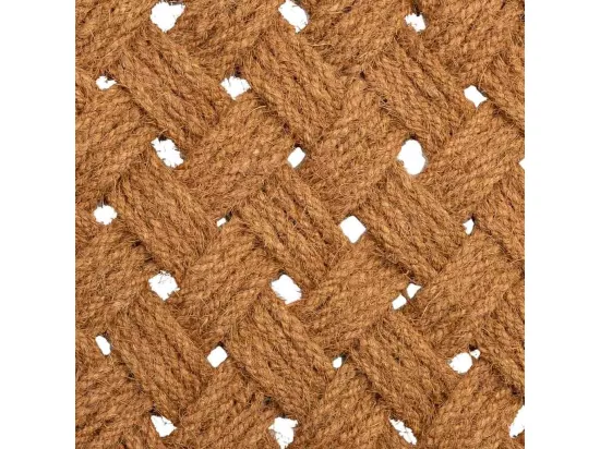 Tapis en corde de coco marron 80x50x3