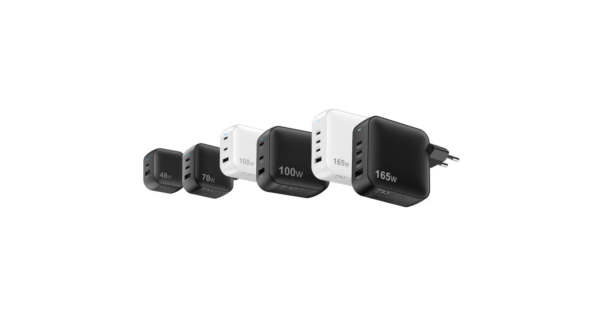 Sitecom100W GaN Power Delivery Wall Charger  (Wit)