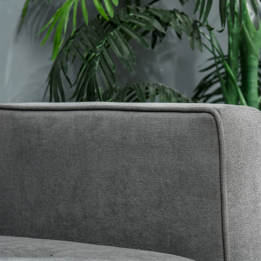 HOMCOM Schlafsofa mit verstellbaren Beinen grau