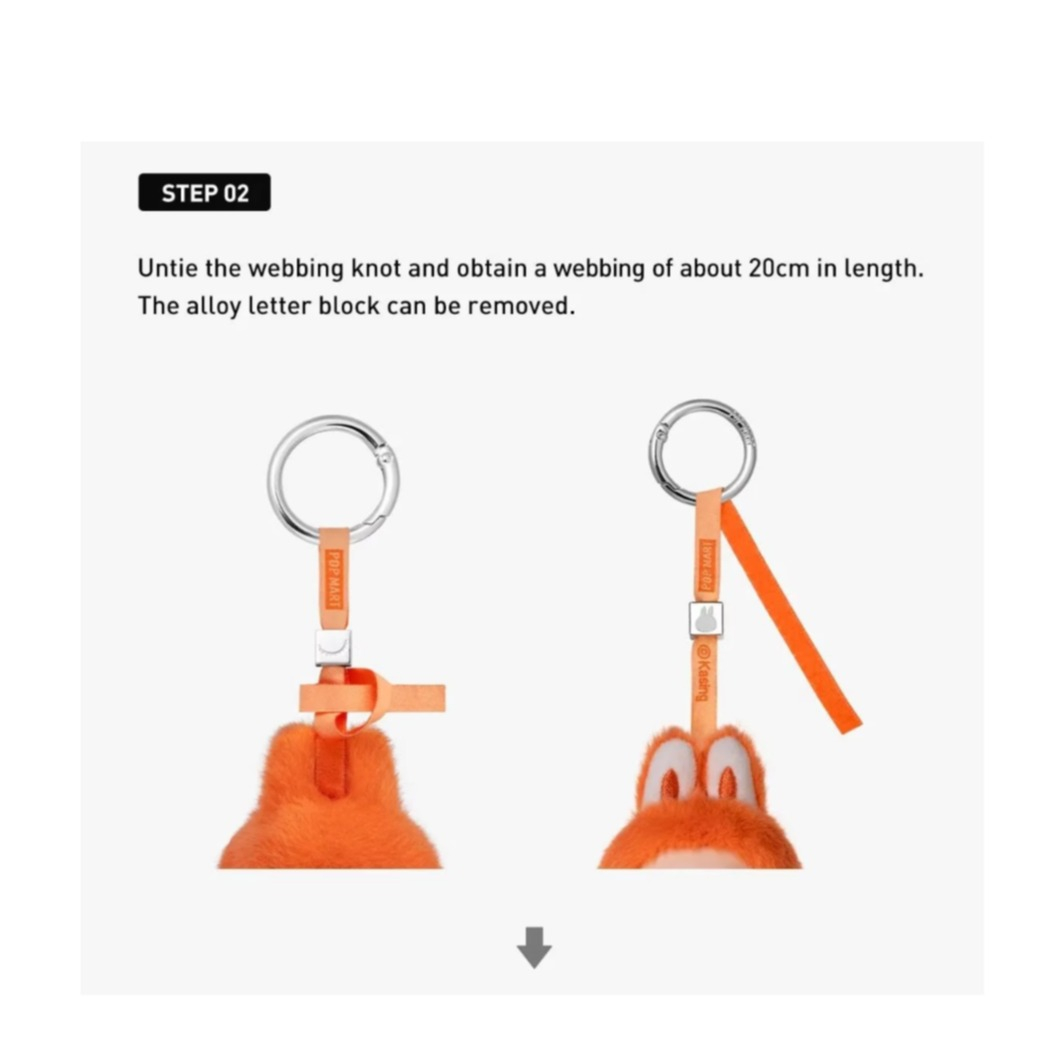 Pop Mart - Labubu Pin for Love Blind Box Monsterhäschen Schlüsselanhänger Überraschung Sammel Plüschfigur Handtaschen Anhänger - Surprise