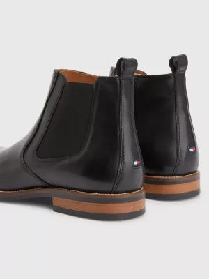 Botas Chelsea Essenciais de Couro