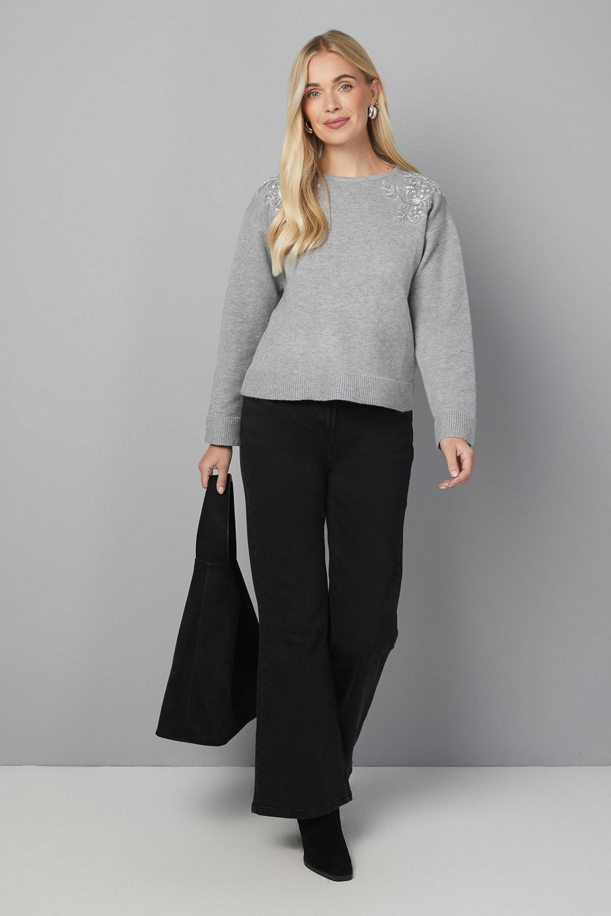 Wallis synthétiquell Col V Orné Petite Taille