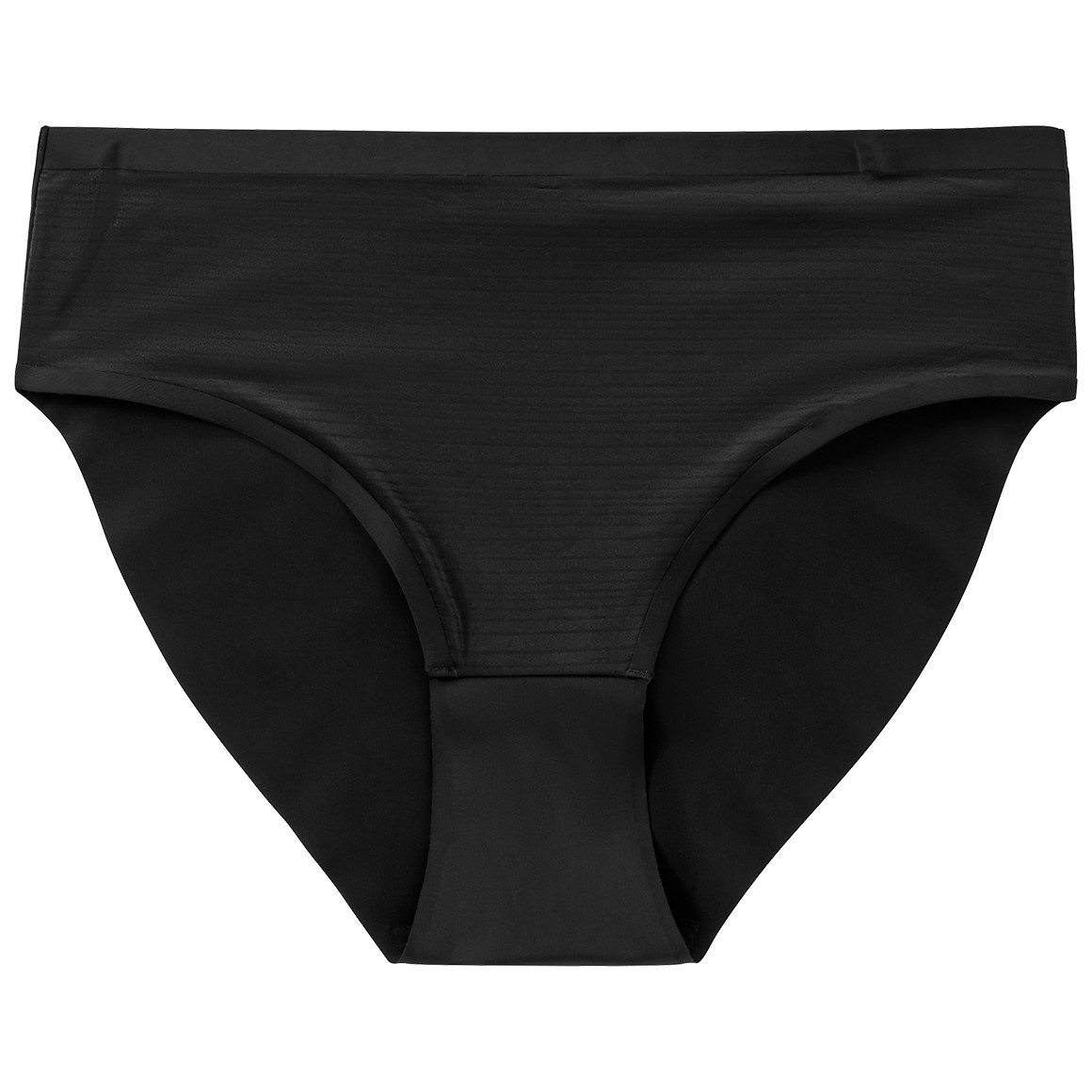 Gina Benotti Damen Seamless-Hipster mit Streifen schwarz