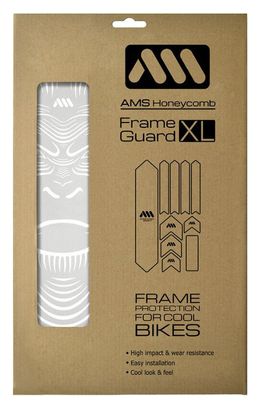 Kit Protections de cadre XL All Mountain Style - 10 pcs - APE / Blanc