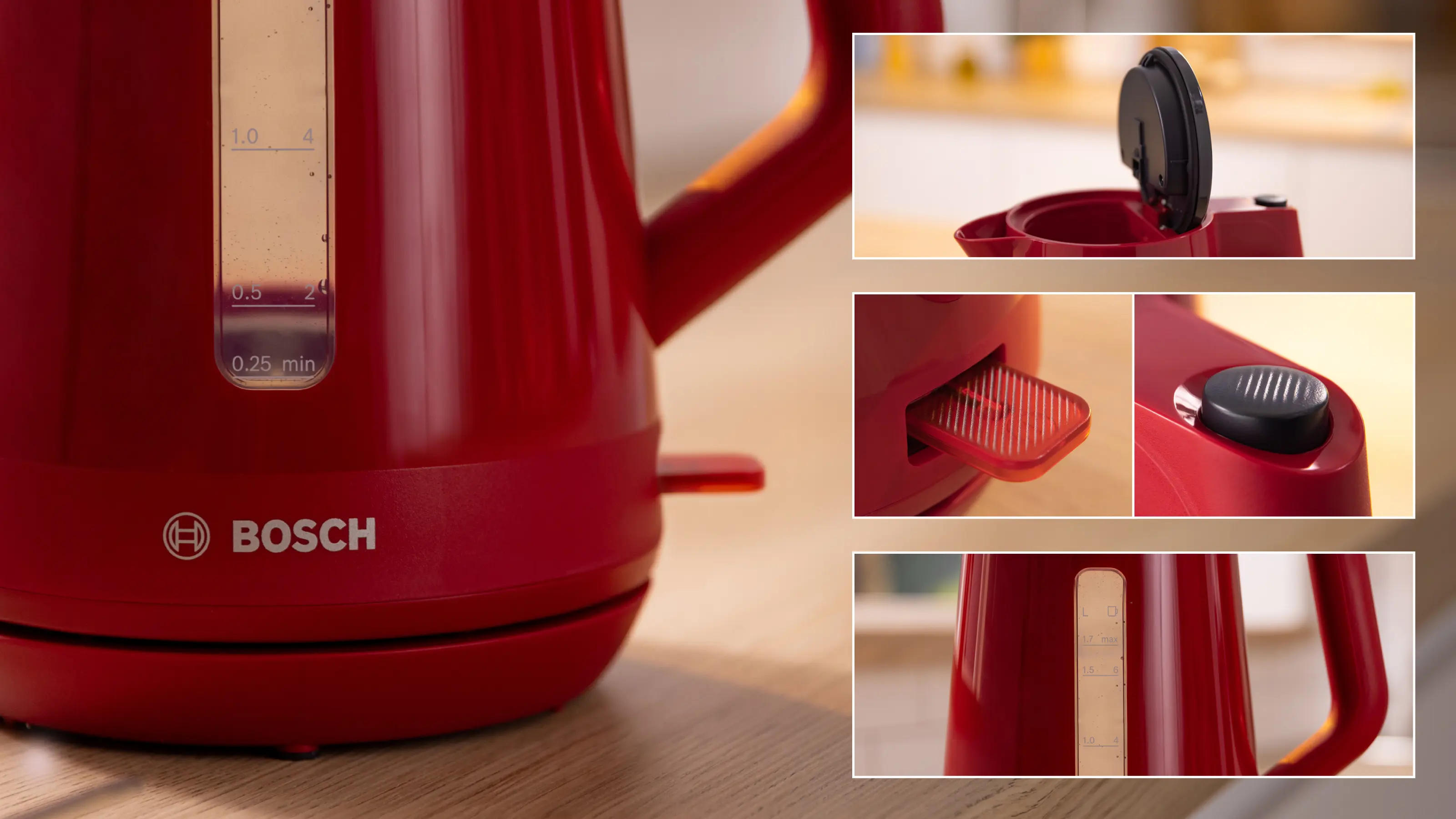 Waterkoker MyMoment Rood TWK1M124