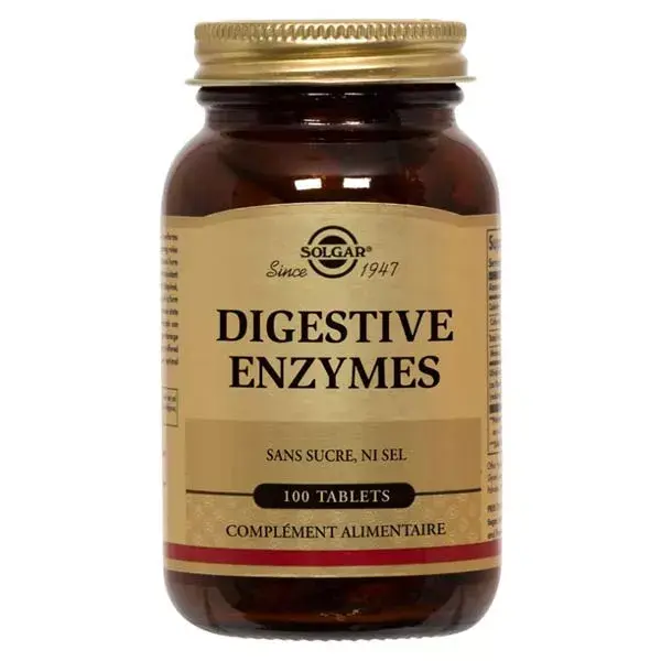 Enzimas Digestivas Solgar 100 comprimidos