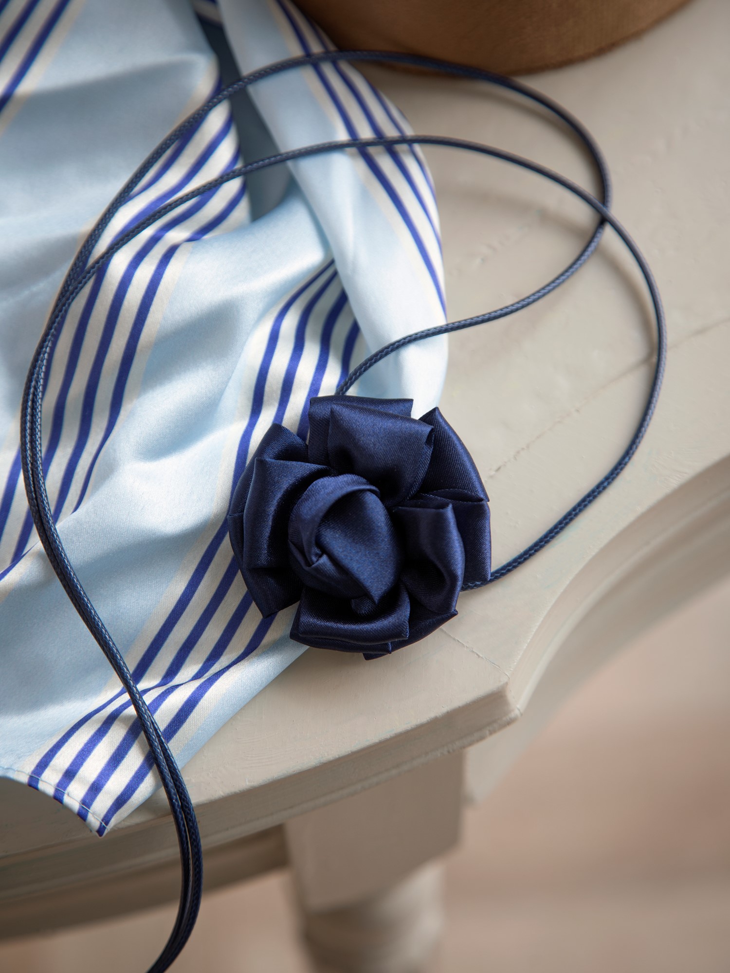 Blomsterhalskæde | 1 stk. | Navy