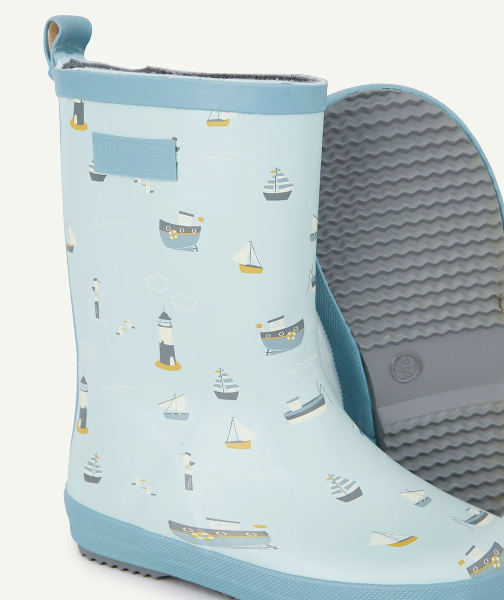 LITTLE DUTCHBOTTES DE PLUIE BÉBÉ GARÇON MARINS