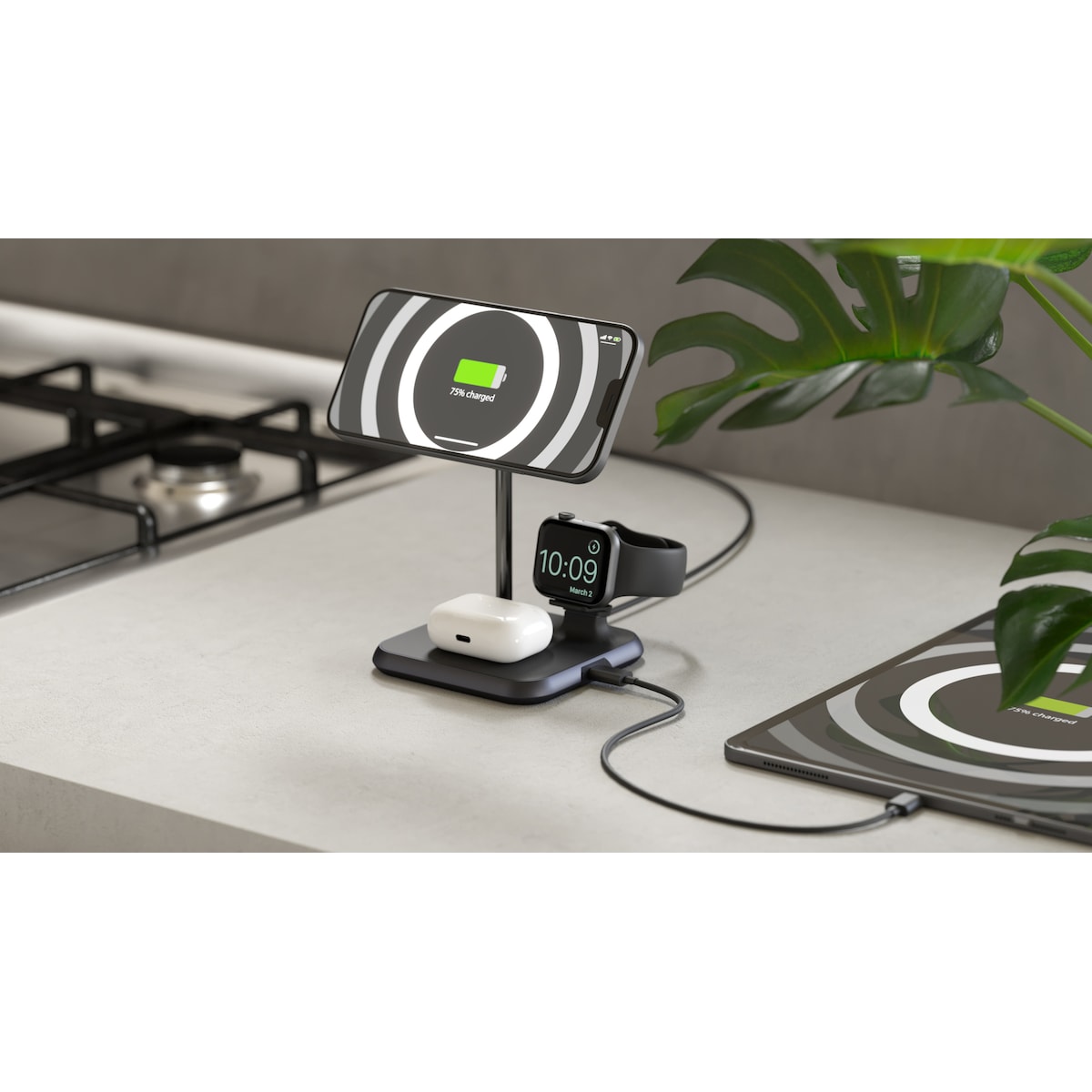 Zens 4-i-1 Magnetic USB-C trådløs lader