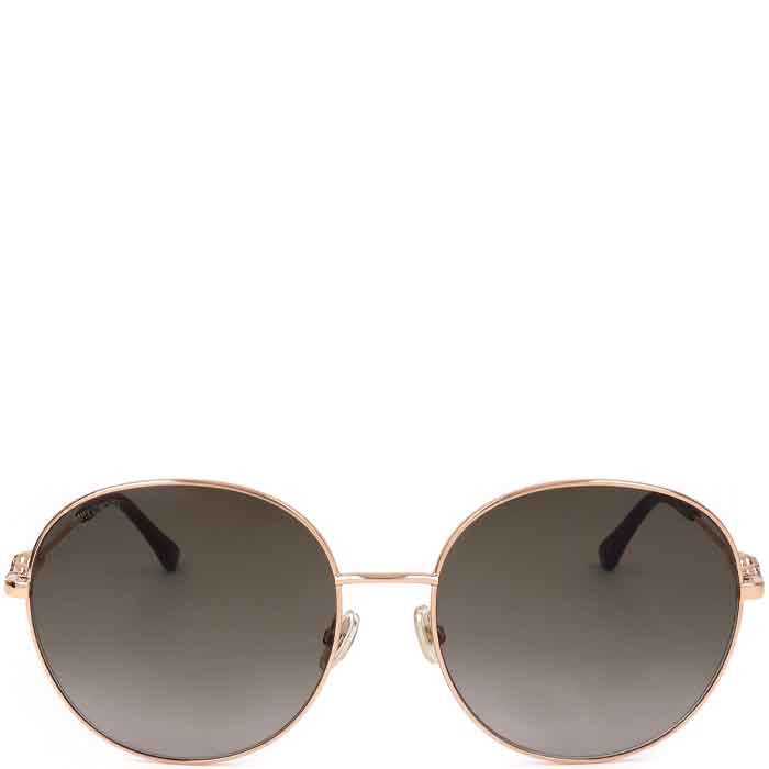Jimmy Choo - Lunettes de soleil - Catégorie 3 - Doré
