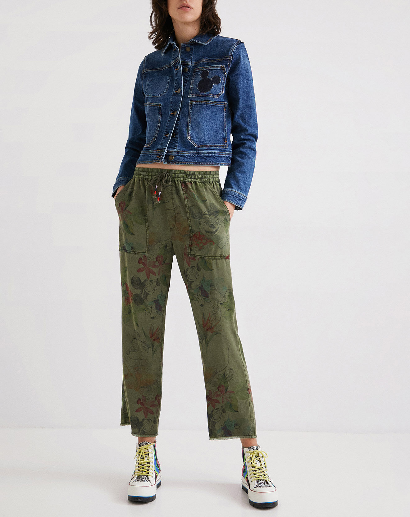 Desigual Pantalon Cassandre vert