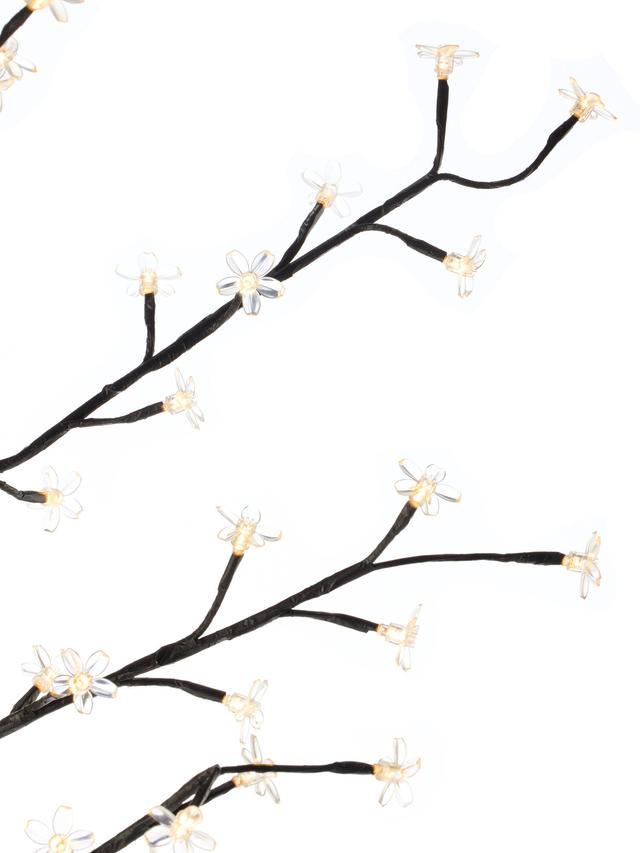 Dekoleuchte Blütenbaum mit Lichtern, 180 warm-weißen LEDs, 150 cm