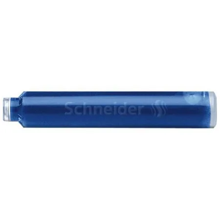 Schneider Tintenpatronen blau, 6 Stück