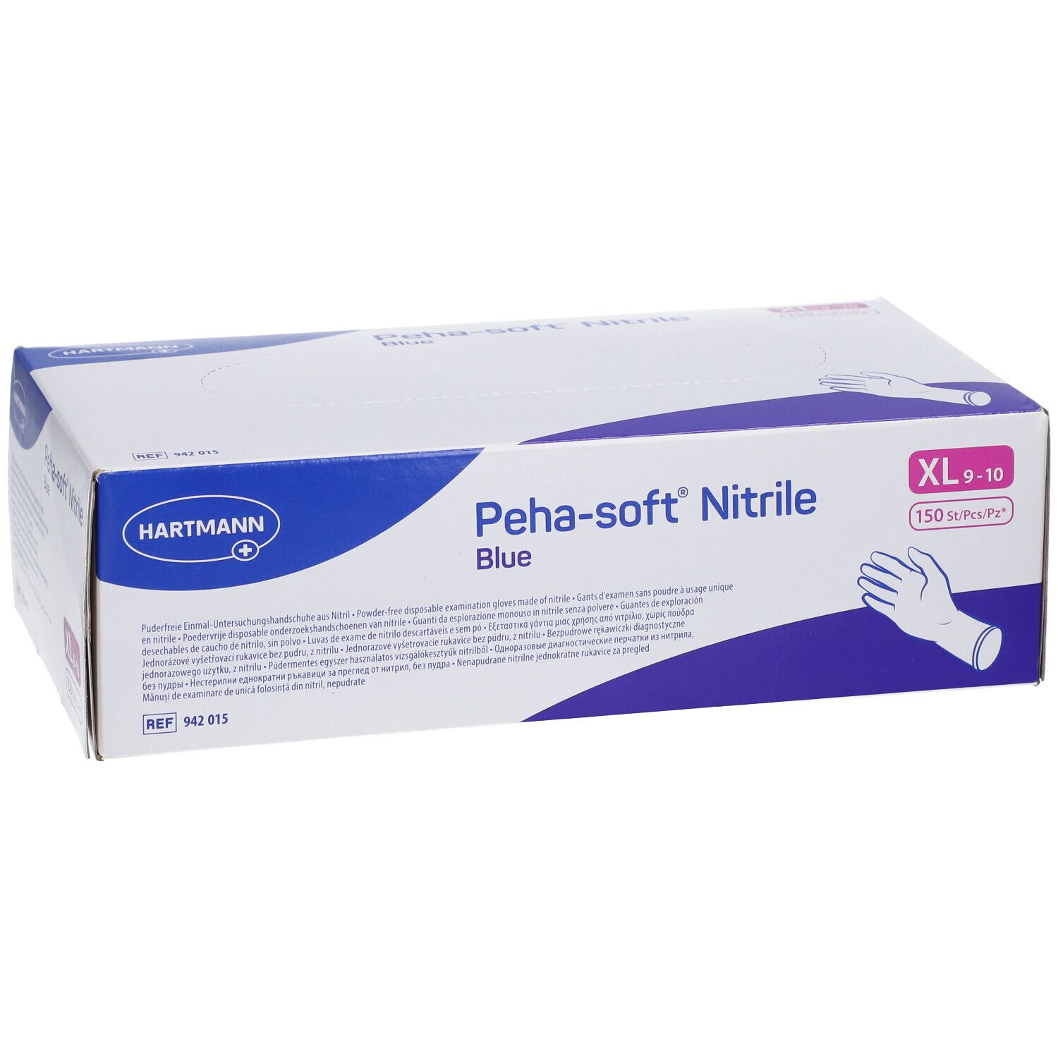 Peha-soft® nitrile blue puderfrei XL