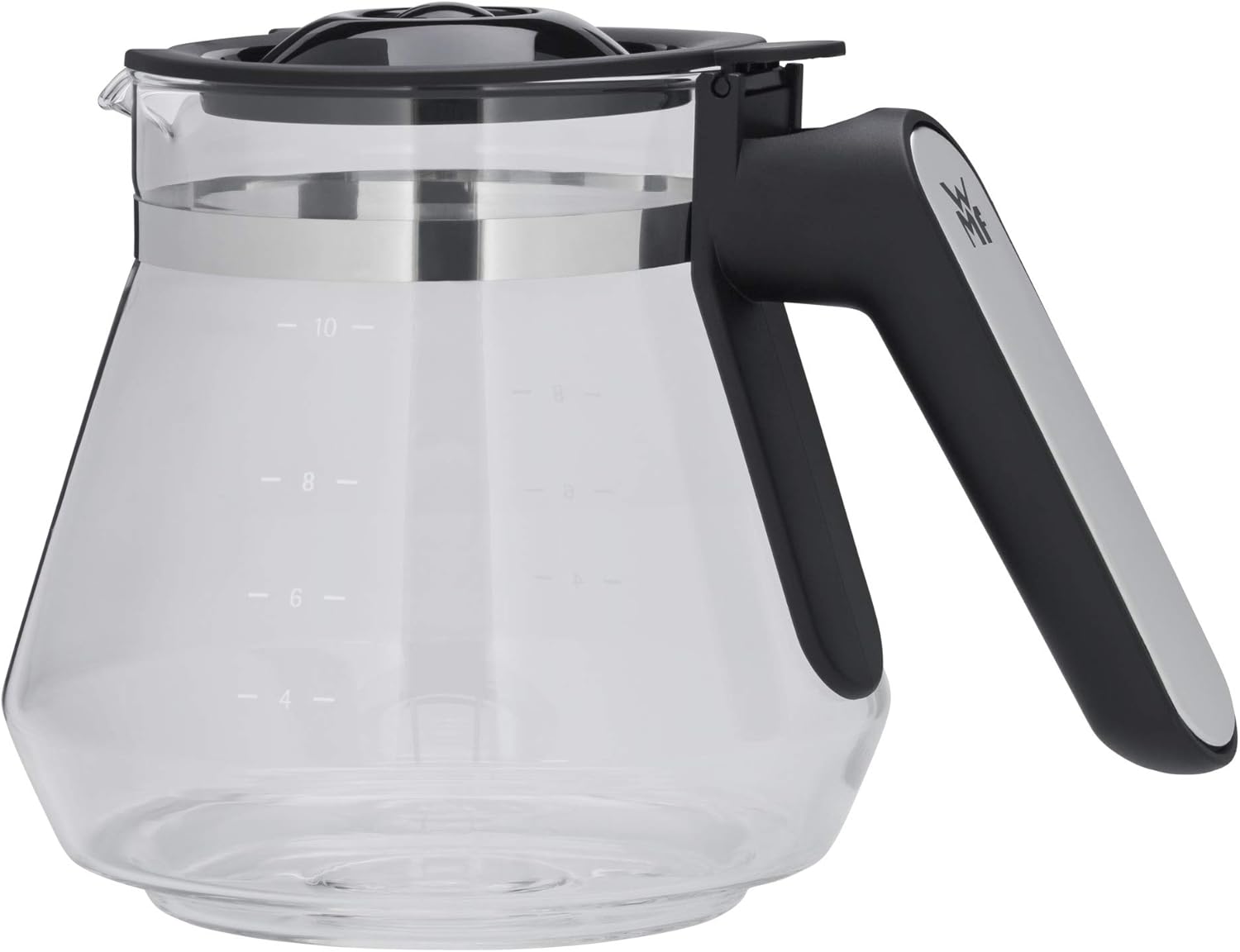 WMF Lumero Filterkaffeemaschine mit Glaskanne, Filterkaffee, 10 Tassen, Timerfunktion, Warmhalteplatte, Kaffeemaschine mit abnehmbaren Wassertank, Abschaltautomatik, 1000 W