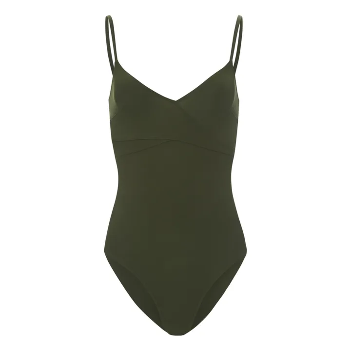 Re.Sea Maillot 1 Pièce Longitude 14 | Vert kaki