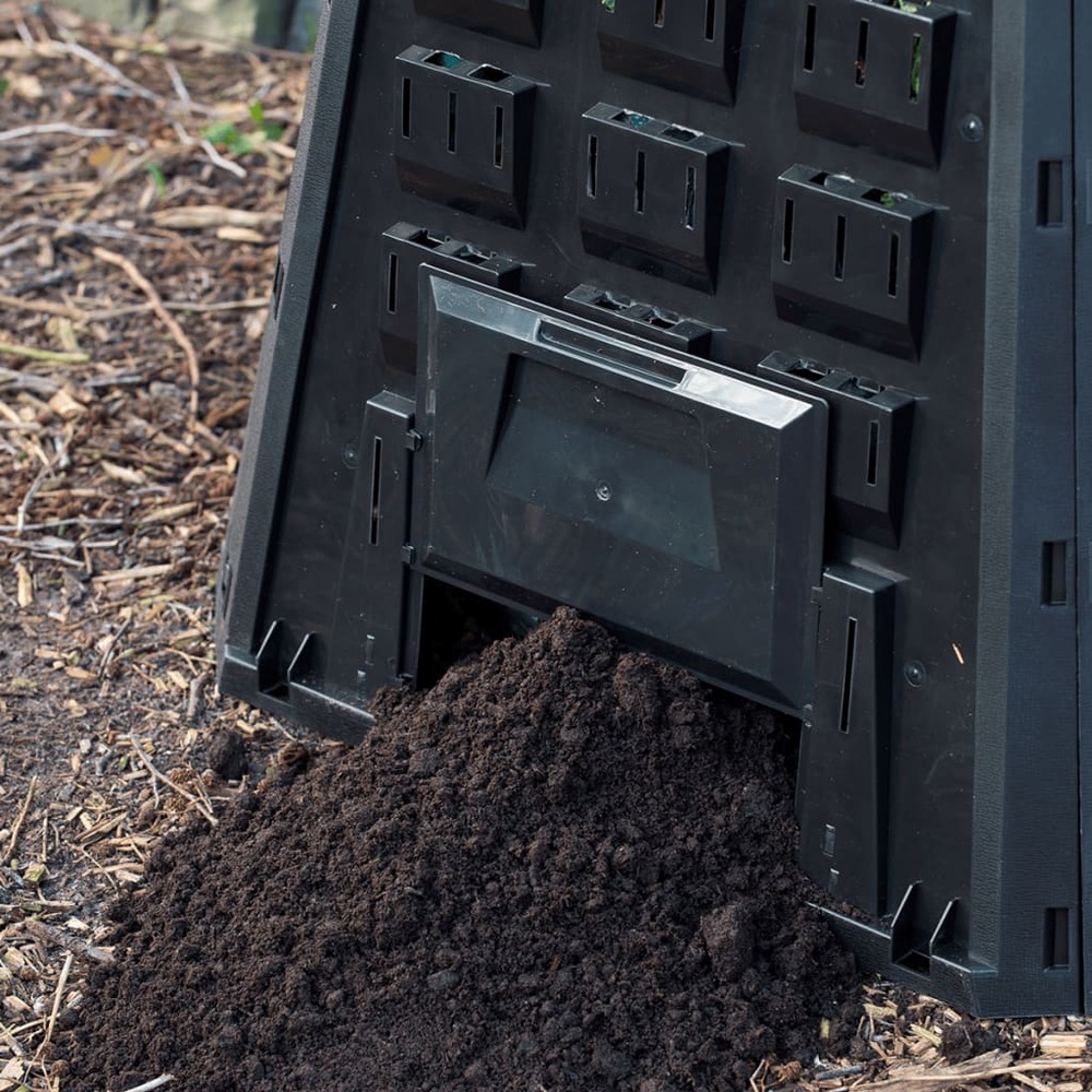 Bac à compost noir 400 l
