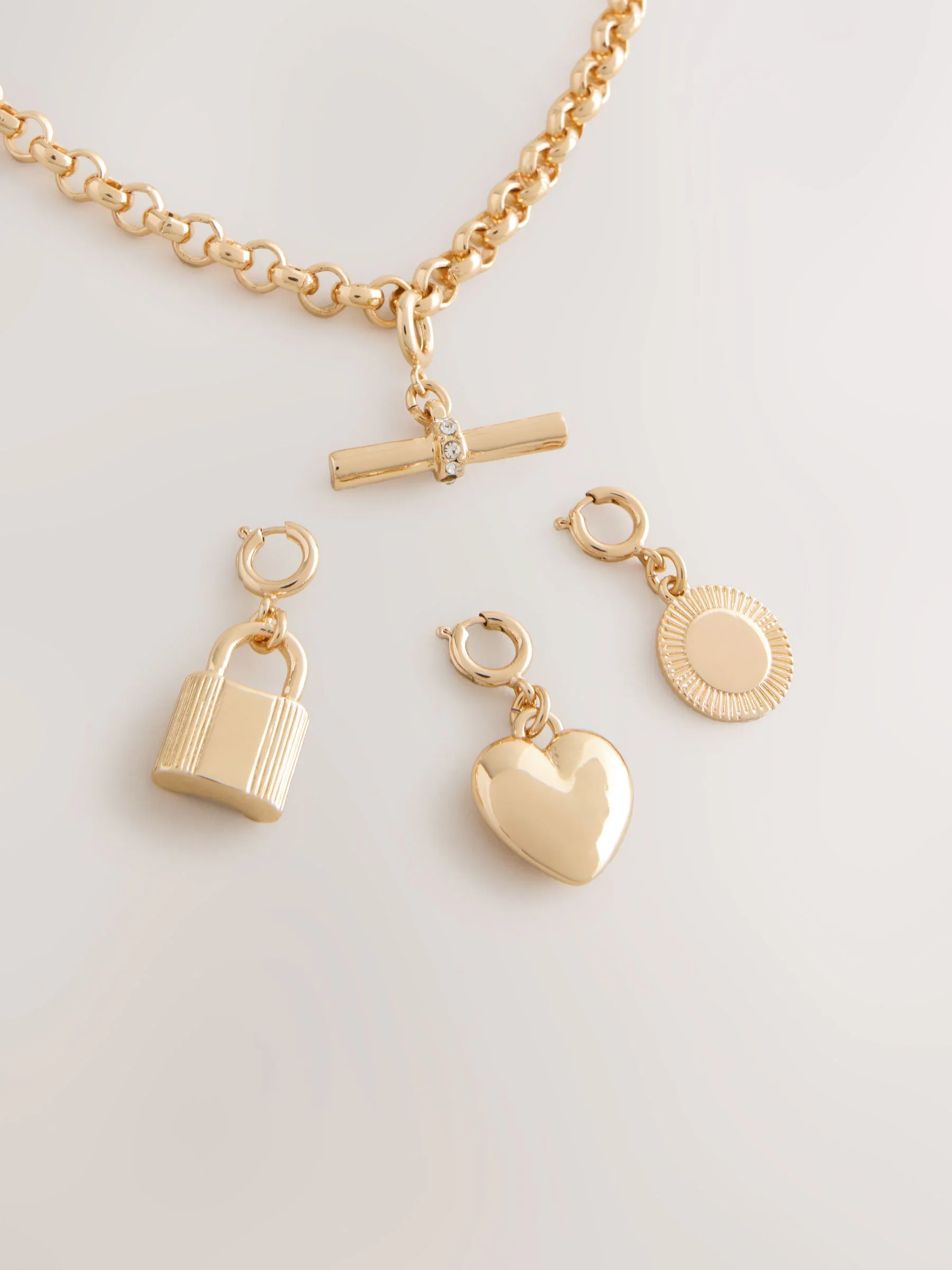 Goudkleurig - Interchangeable Pendant Necklace