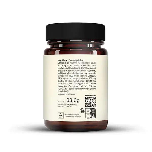 Vitamina C Lipossomal A-Lab 1000mg - Vitalidade, Antifadiga, Antioxidante - 60 cápsulas