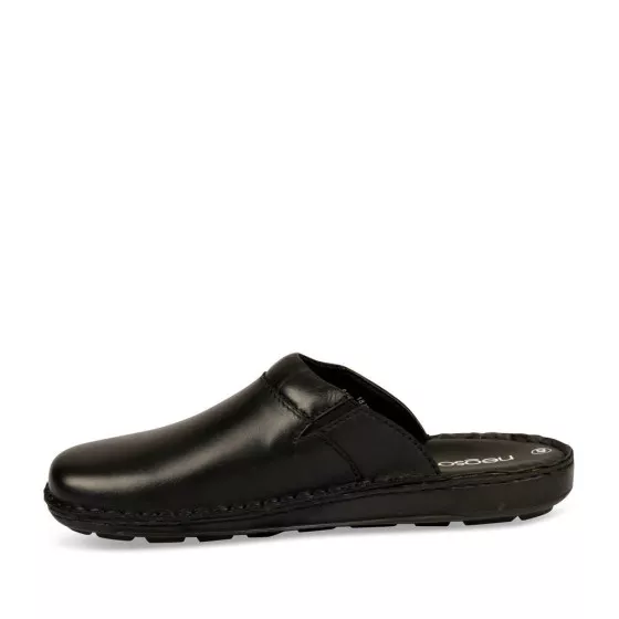 Mules NOIR NEOSOFT RELAX CUIR