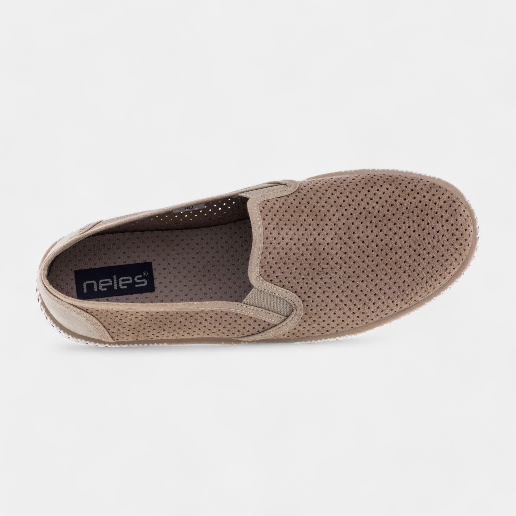 Tennis pieds sensibles Homme beige