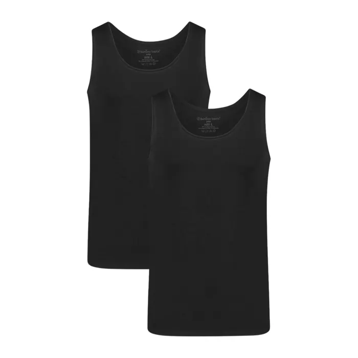 Bamboo Basics Stef Singlet Heren (2-pack)