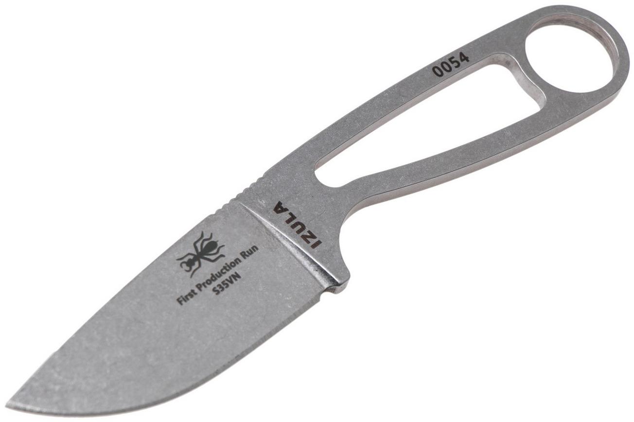 ESEE Izula Stainless IZULA-35V CPM S35VN nekmes met zwarte schede