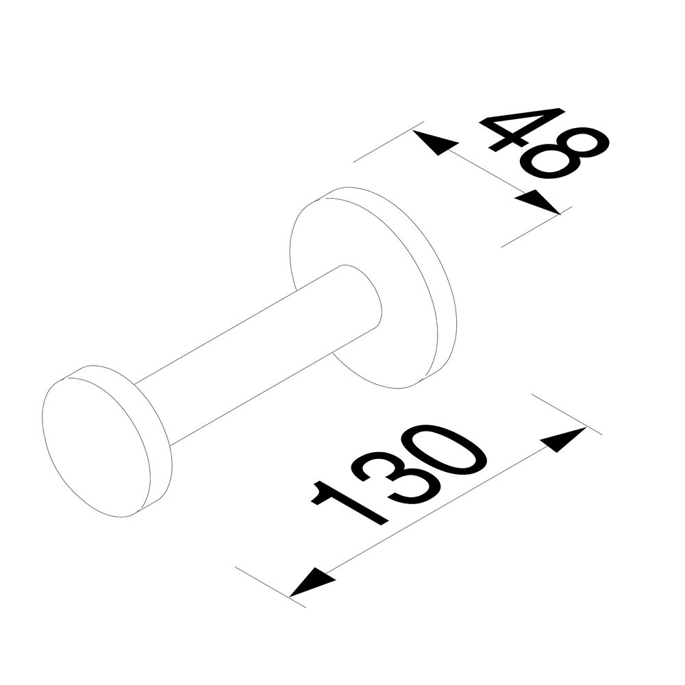 Geesa Nemox reserverolhouder RVS geborsteld