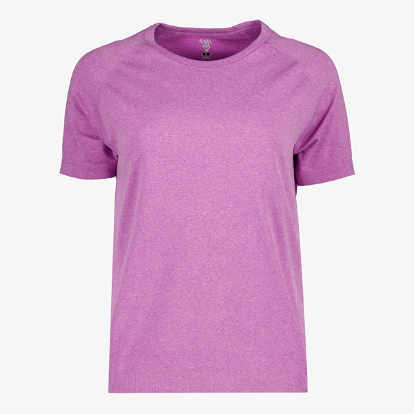 Osaga dames seamless sport T-shirt roze gemêleerd