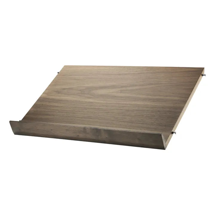 String Furniture Porte-magazines en noyer 58x30 cm