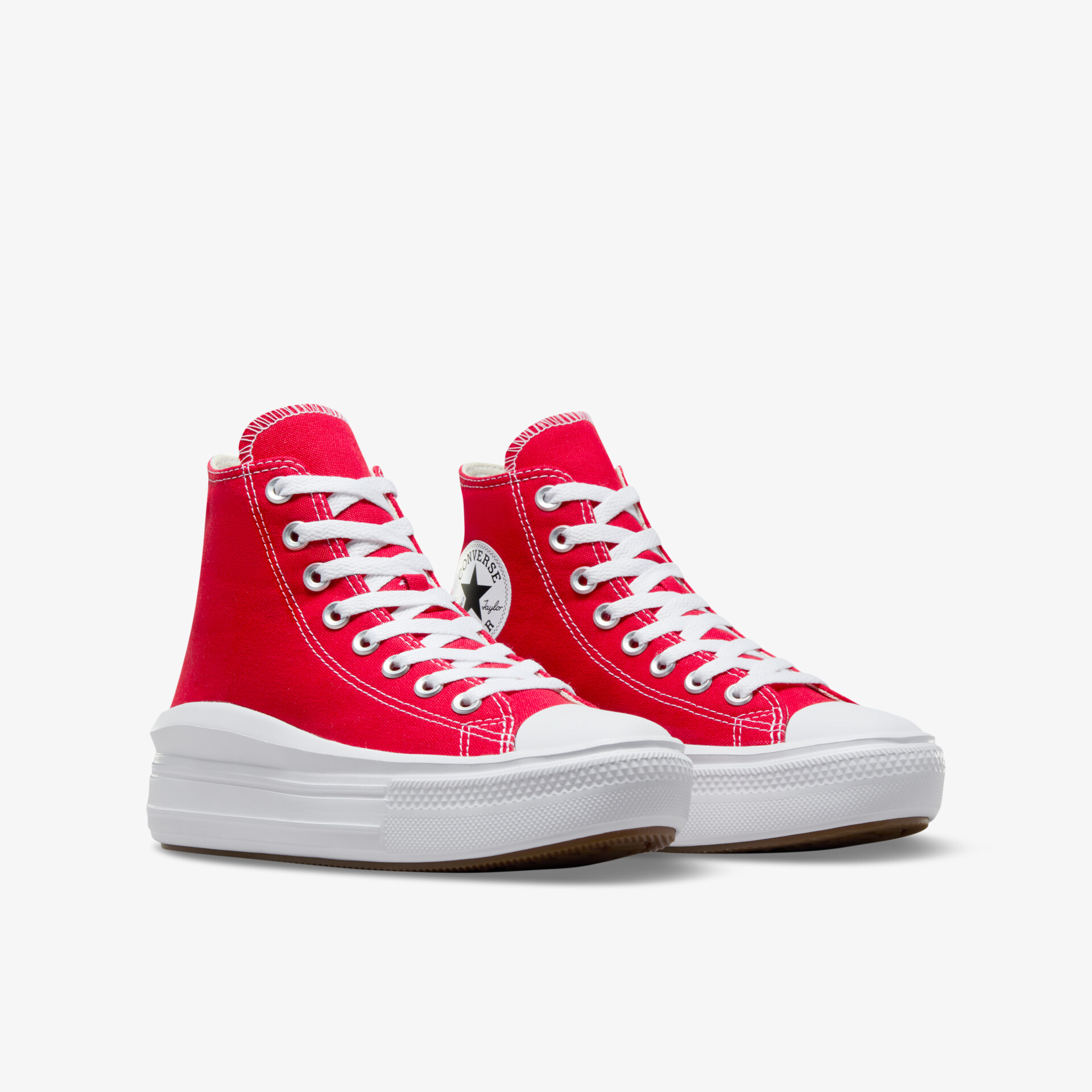 CONVERSE Unisex Plateau Sneaker rot