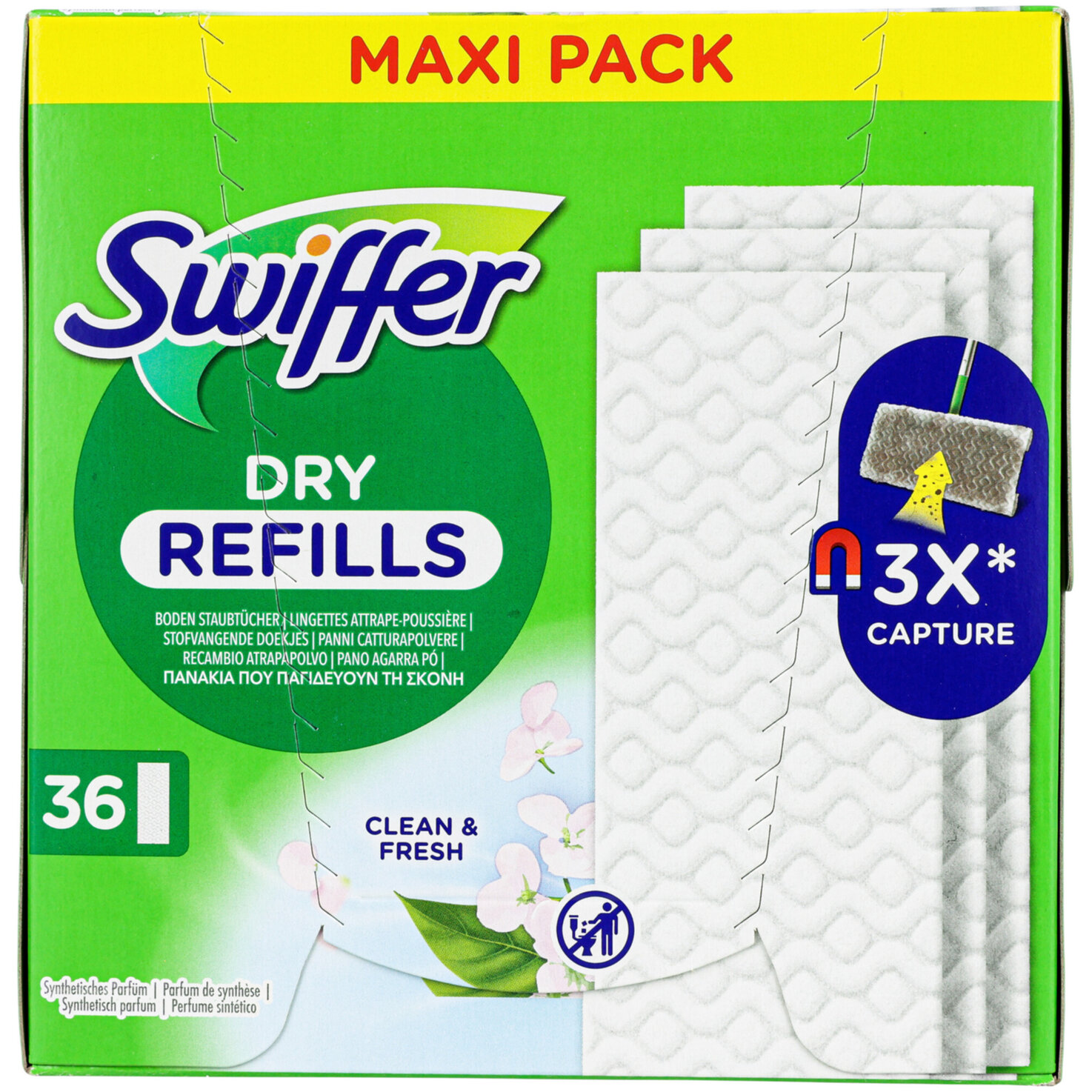 Swiffer Ersatztücher Dry 36 Stück