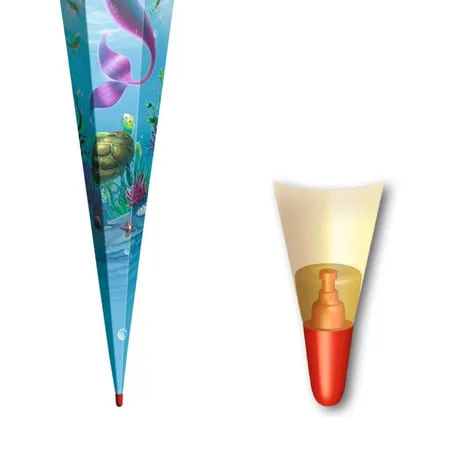 Roth Zuckertüte Meerjungfrau 85 cm, 6-eckig